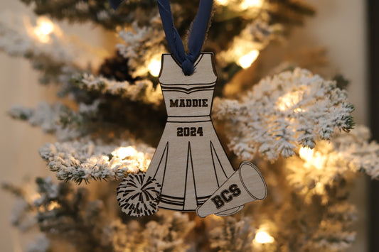 Cheerleader Ornament