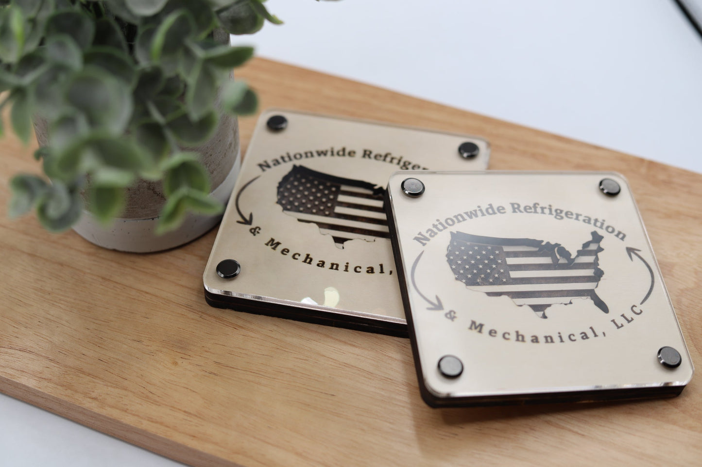 Customizable Engraved Wooden Coasters Coaster Risen Designs 