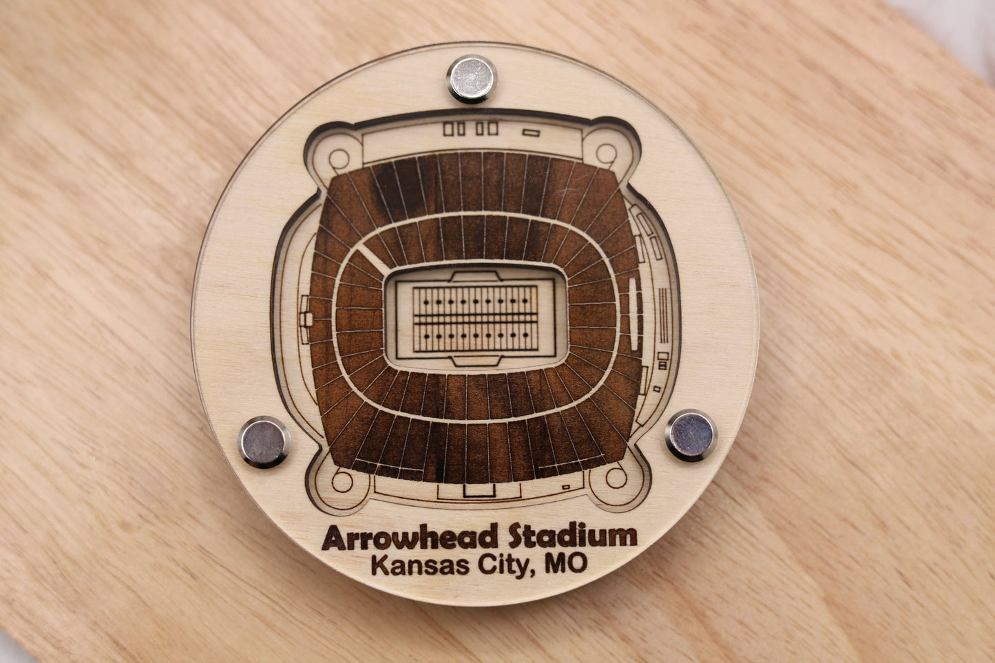 Stadium Coaster Home Decor Risen Designs 