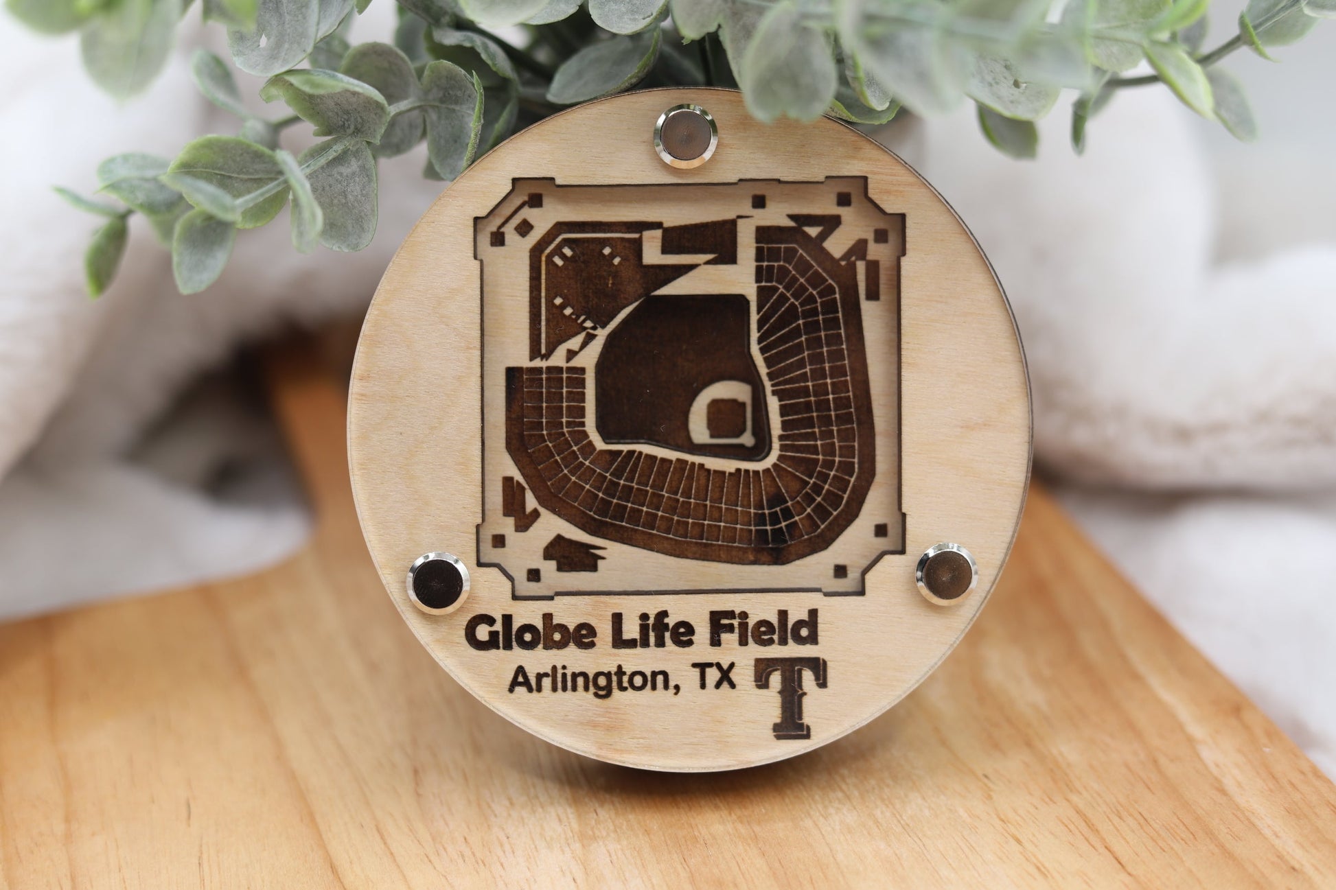 Stadium Coaster Home Decor Risen Designs 
